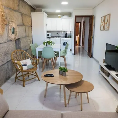Centrico En Baiona, Playa Y Casco Historico A Pie Apartament